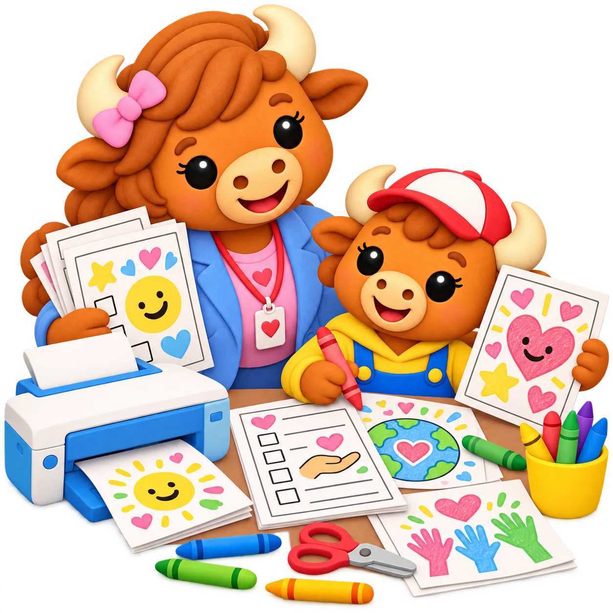 Free Homeschool Printables for Character & Kindness | Be The Buffalo